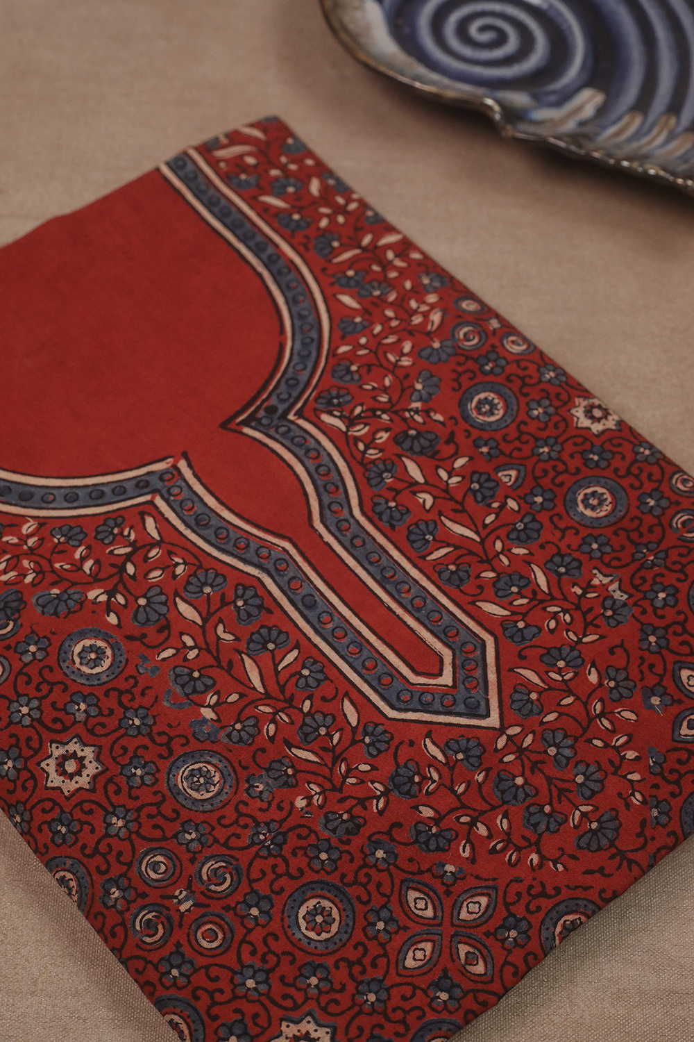 Ajrak Kaftan Fabric - Matkatus 