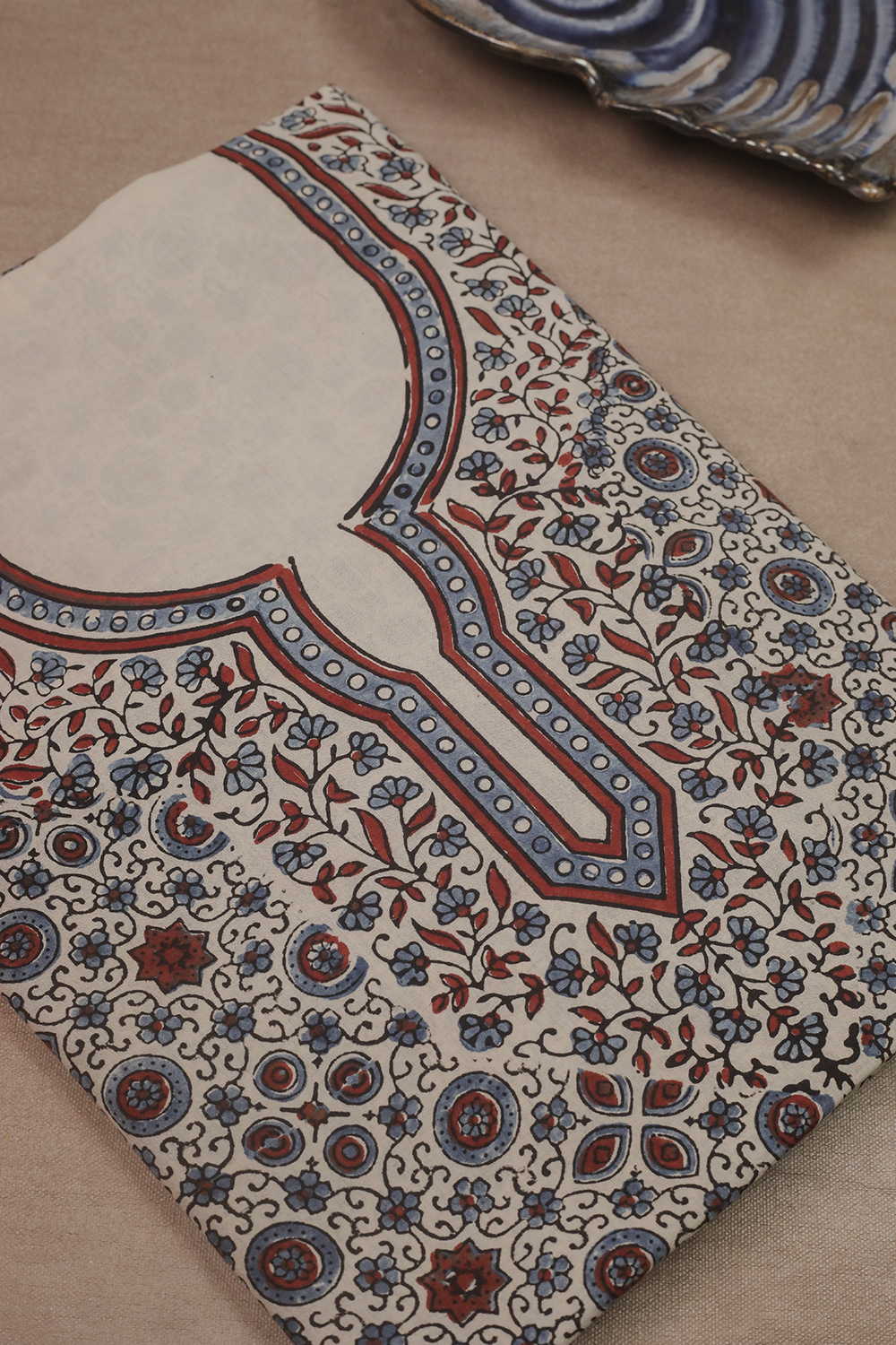 Ajrak Kaftan Fabric - Matkatus 