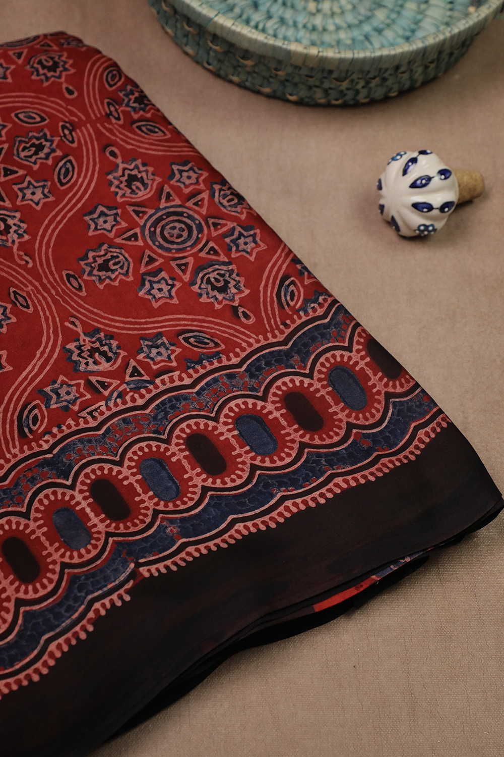 Ajrak Saree - Matkatus 