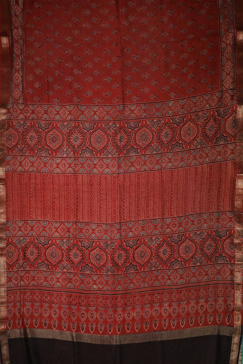 Block Printed Saree - Matkatus 