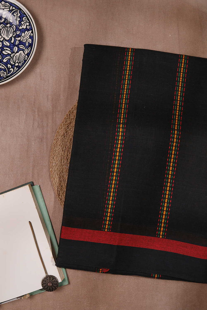 Handwoven Cotton Saree - Matkatus 