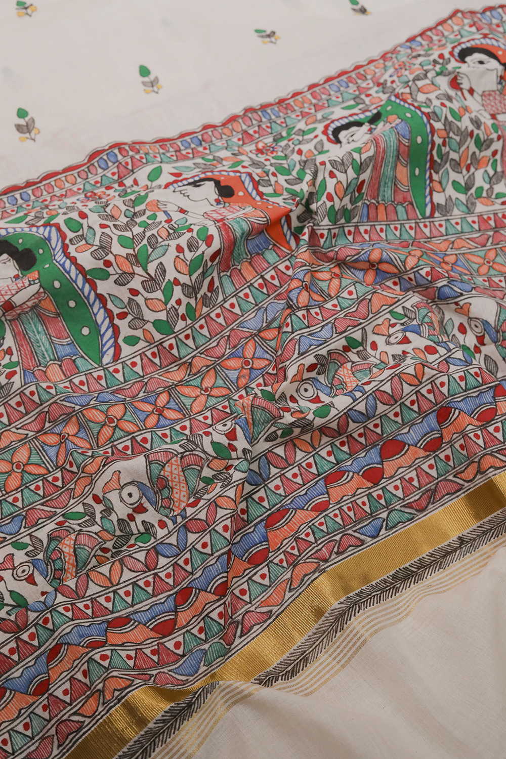 Madhubani Dupatta - Matkatus 