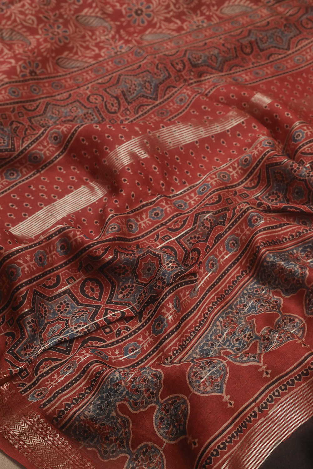 Block Printed Sarees - Matkatus 