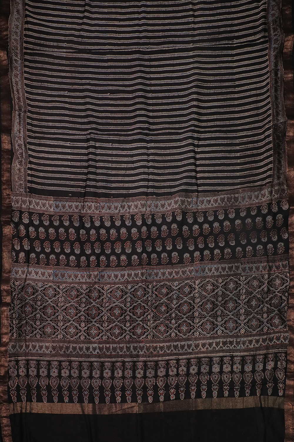 Block Printed Saree - Matkatus 