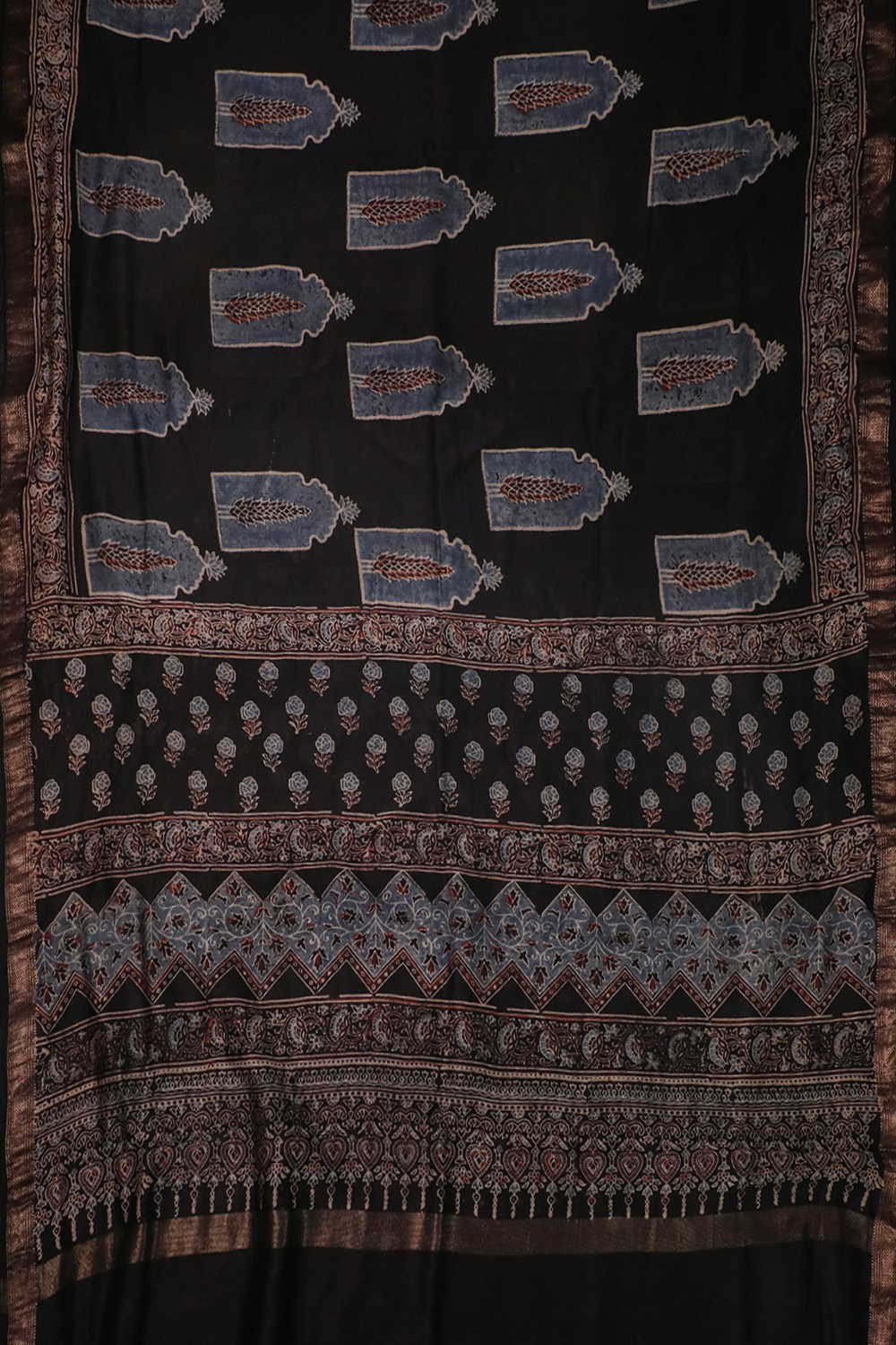 Block Printed Saree - Matkatus 
