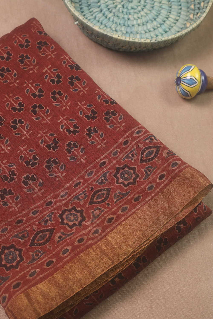 Ajrak Sarees - Matkatus 