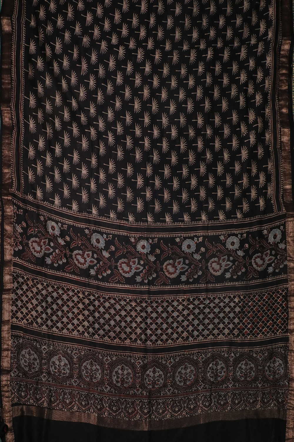 Block Printed Saree - Matkatus 