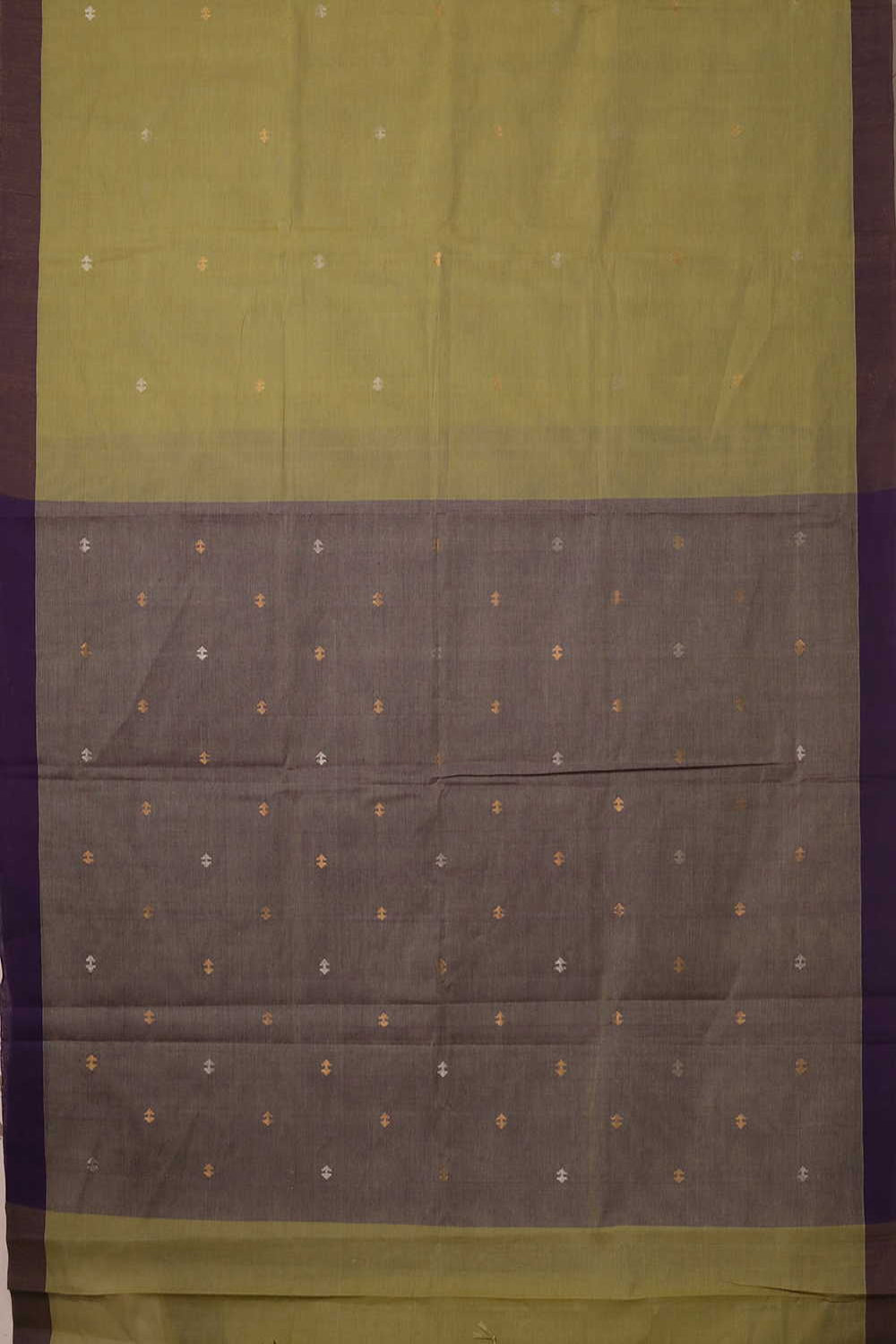 Handwoven Cotton Saree - Matkatus 