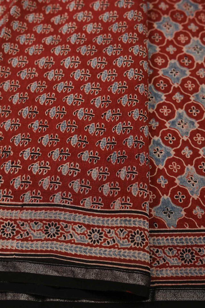 Block Printed Saree - Matkatus 