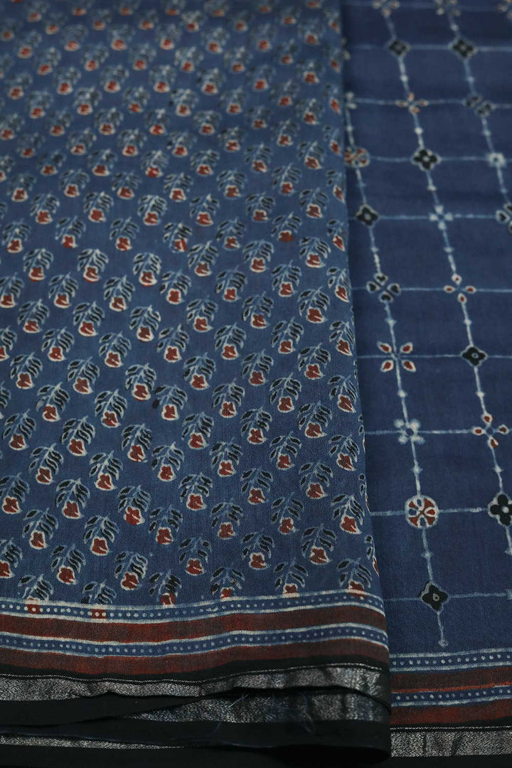 Block Printed Saree - Matkatus 