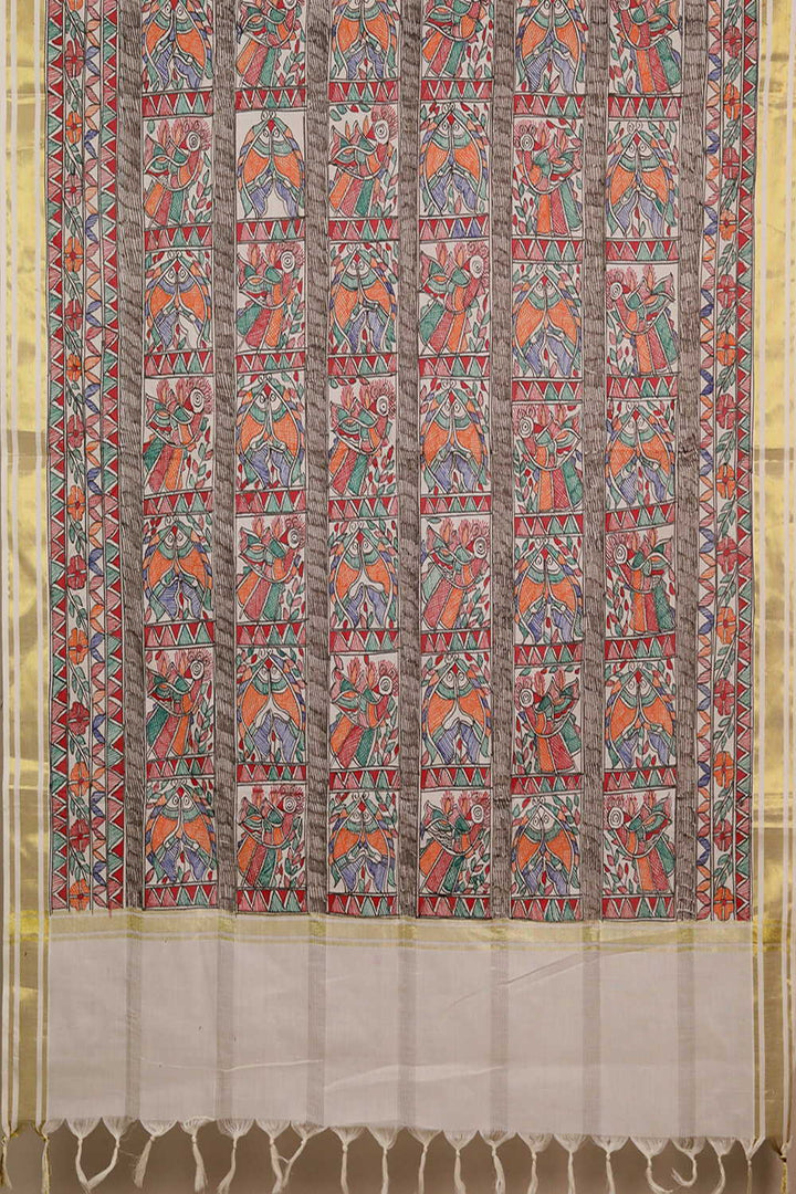 Madhubani Dupatta - Matkatus 