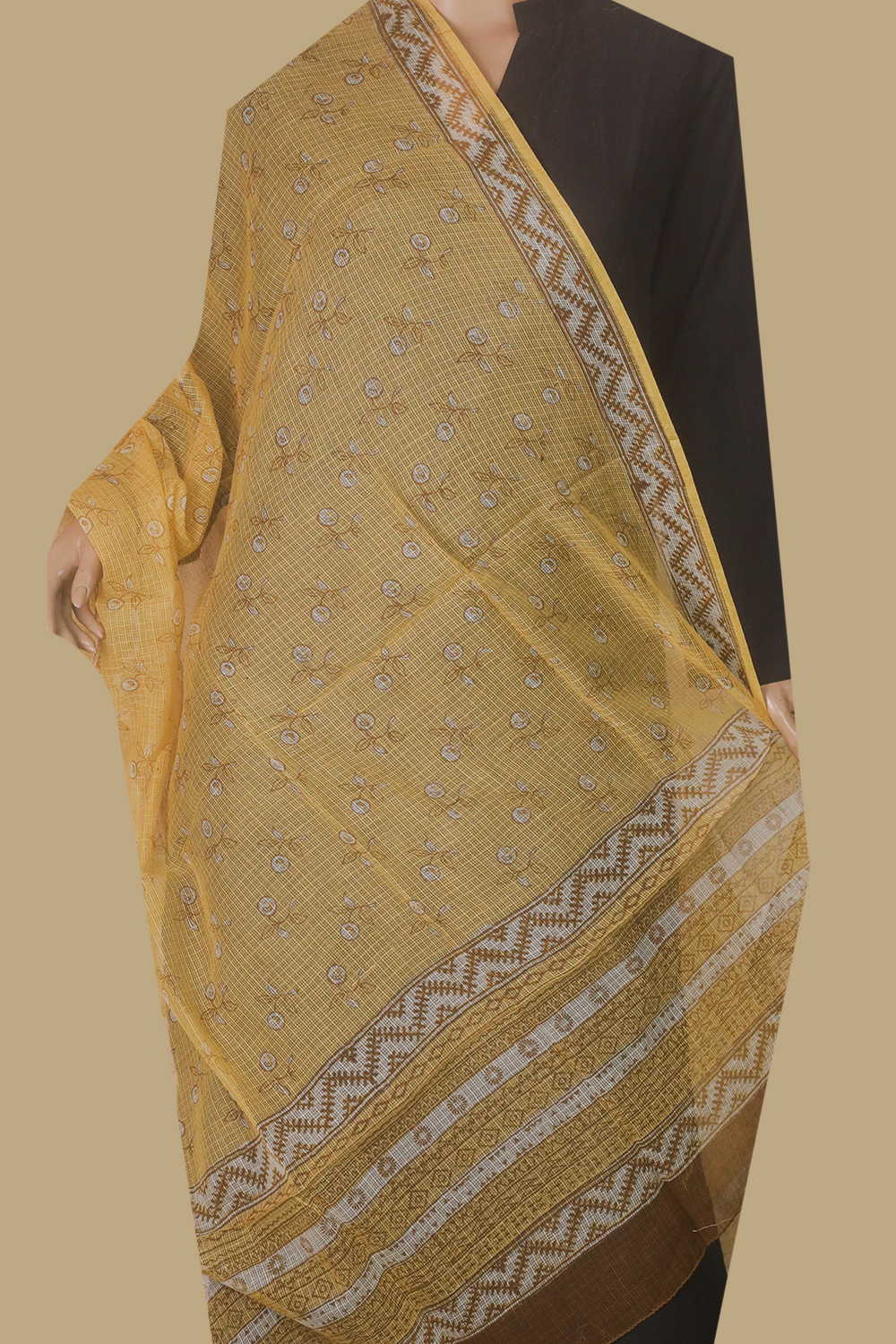 Block Printed Dupatta - Matkatus