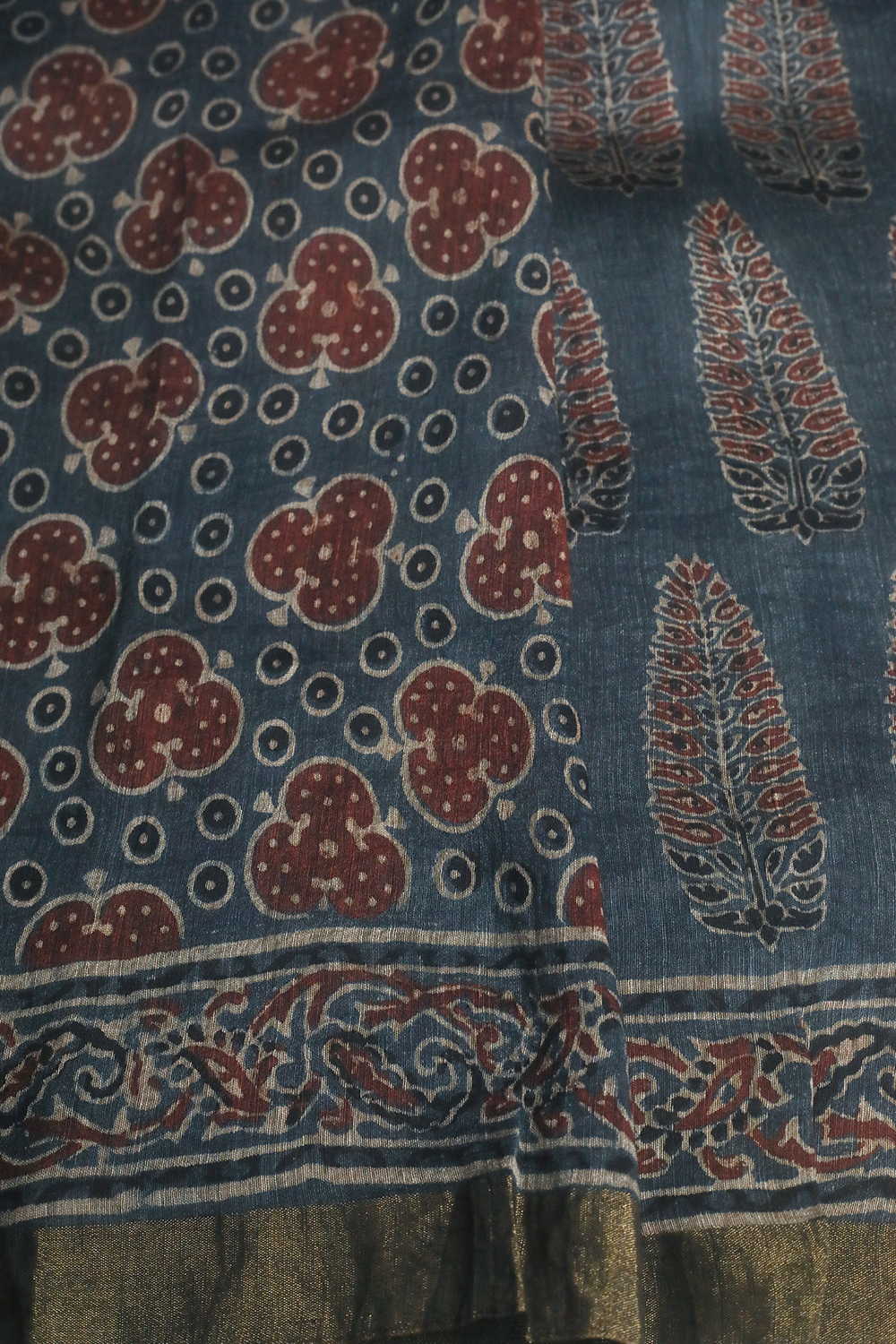 Block Printed Sarees - Matkatus 