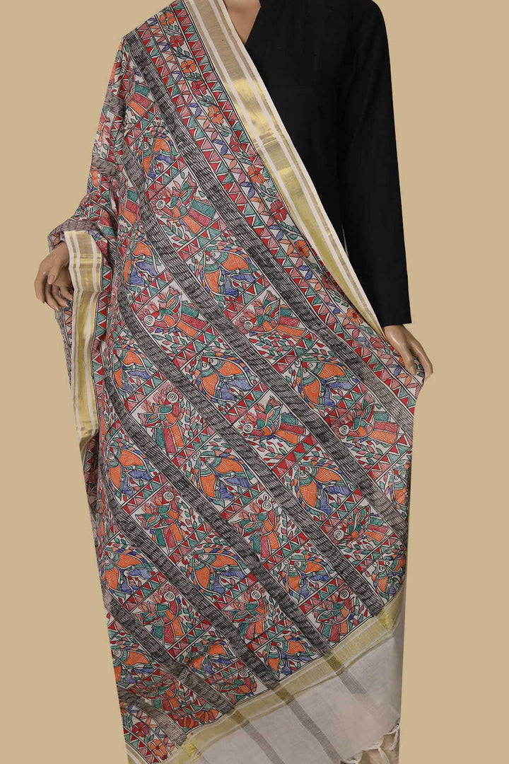 Madhubani Dupatta - Matkatus 