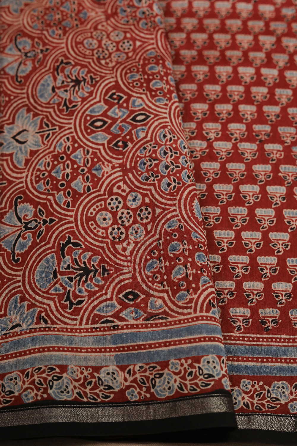 Block Printed Saree - Matkatus 