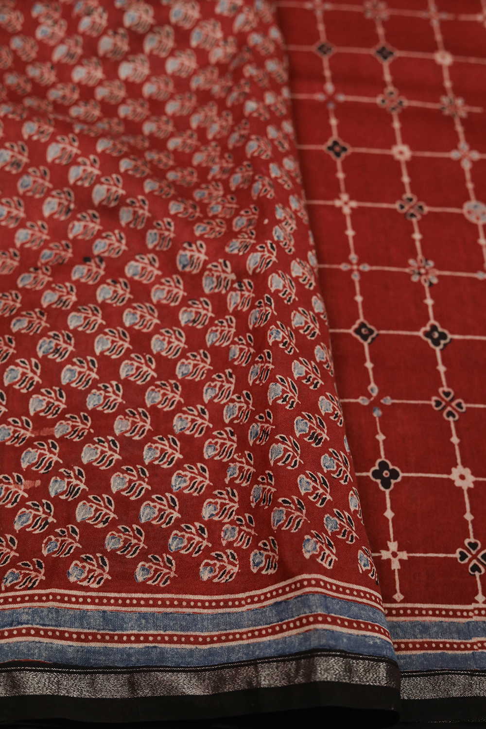 Block Printed Saree - Matkatus 
