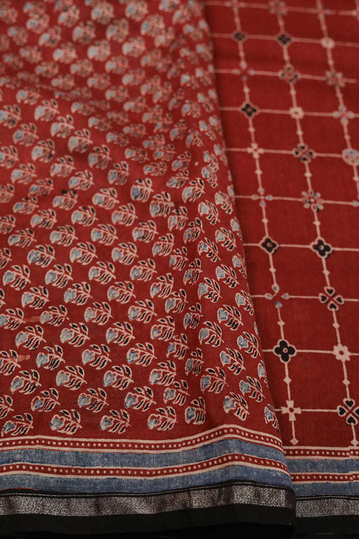 Block Printed Saree - Matkatus 