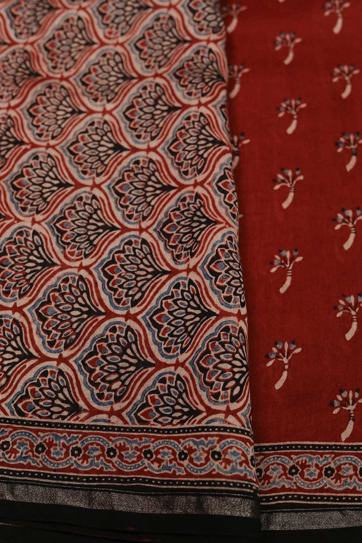 Block Printed Saree - Matkatus 