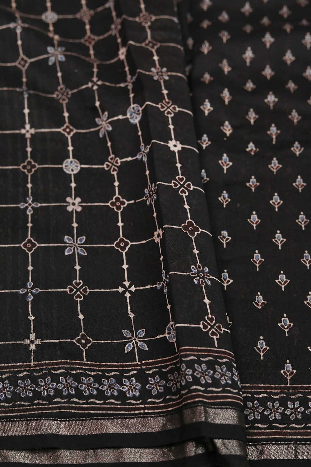 Block Printed Saree - Matkatus 