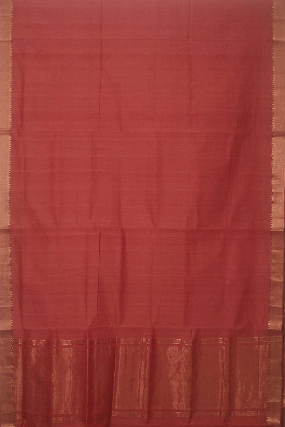 Peach Mangalagiri Cotton saree