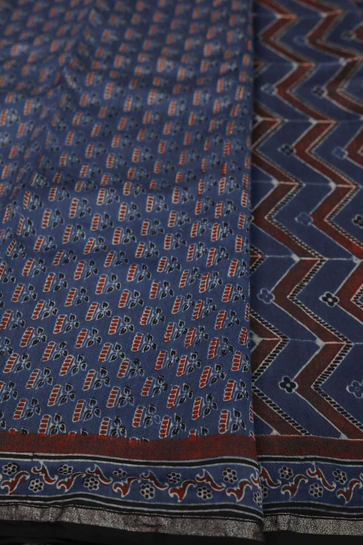 Block Printed Saree - Matkatus 