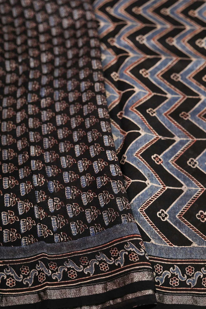 Block Printed Saree - Matkatus 