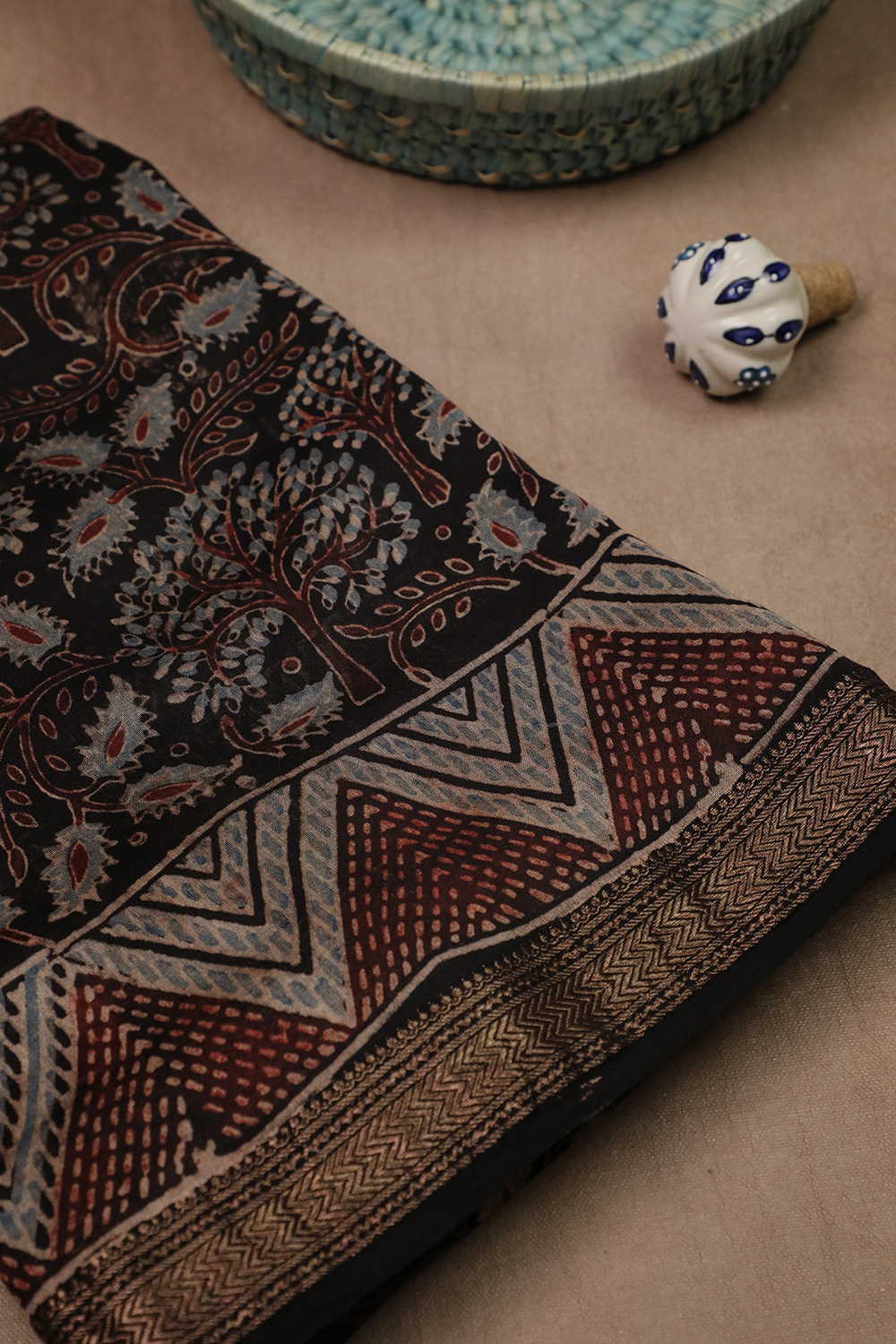 Ajrak Saree - Matkatus 