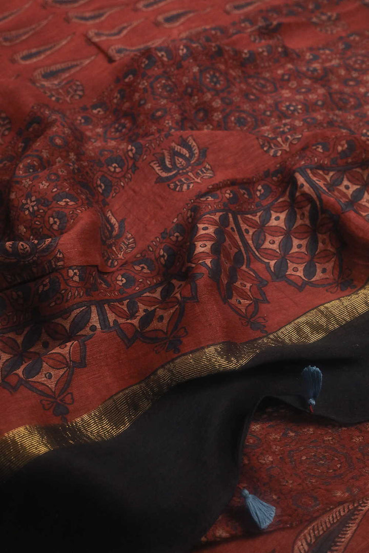 Block Printed Sarees - Matkatus 