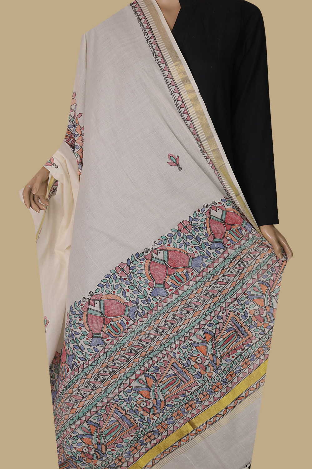 Madhubani Dupatta - Matkatus 