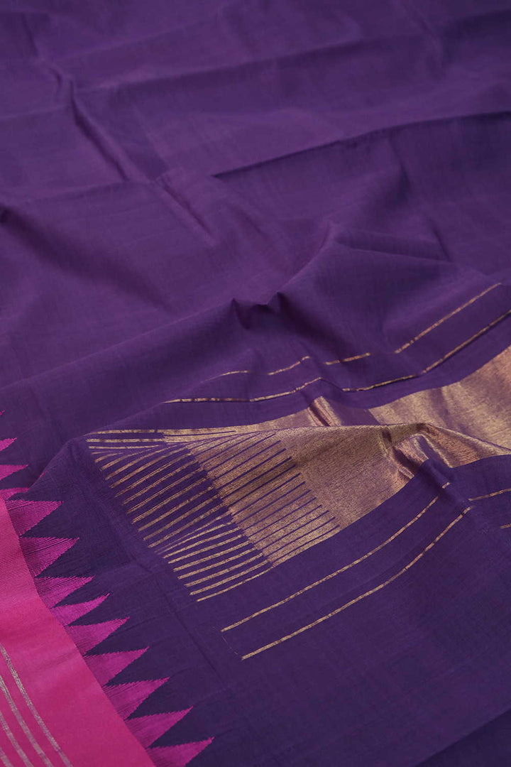 Handwoven Cotton Saree - Matkatus 