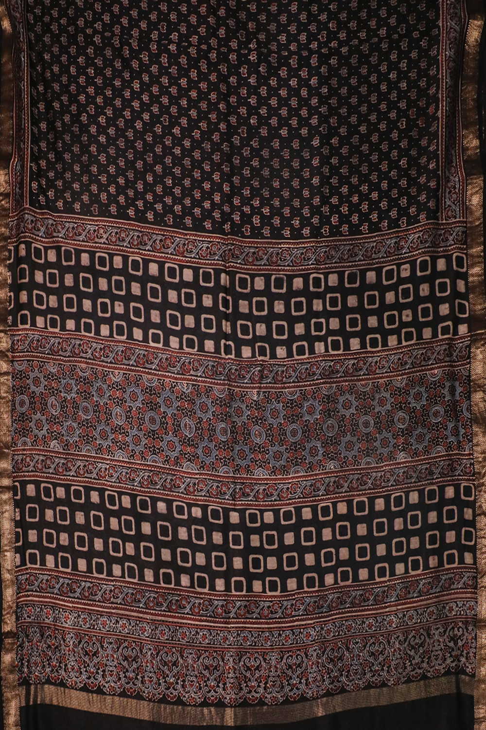 Block Printed Saree - Matkatus 