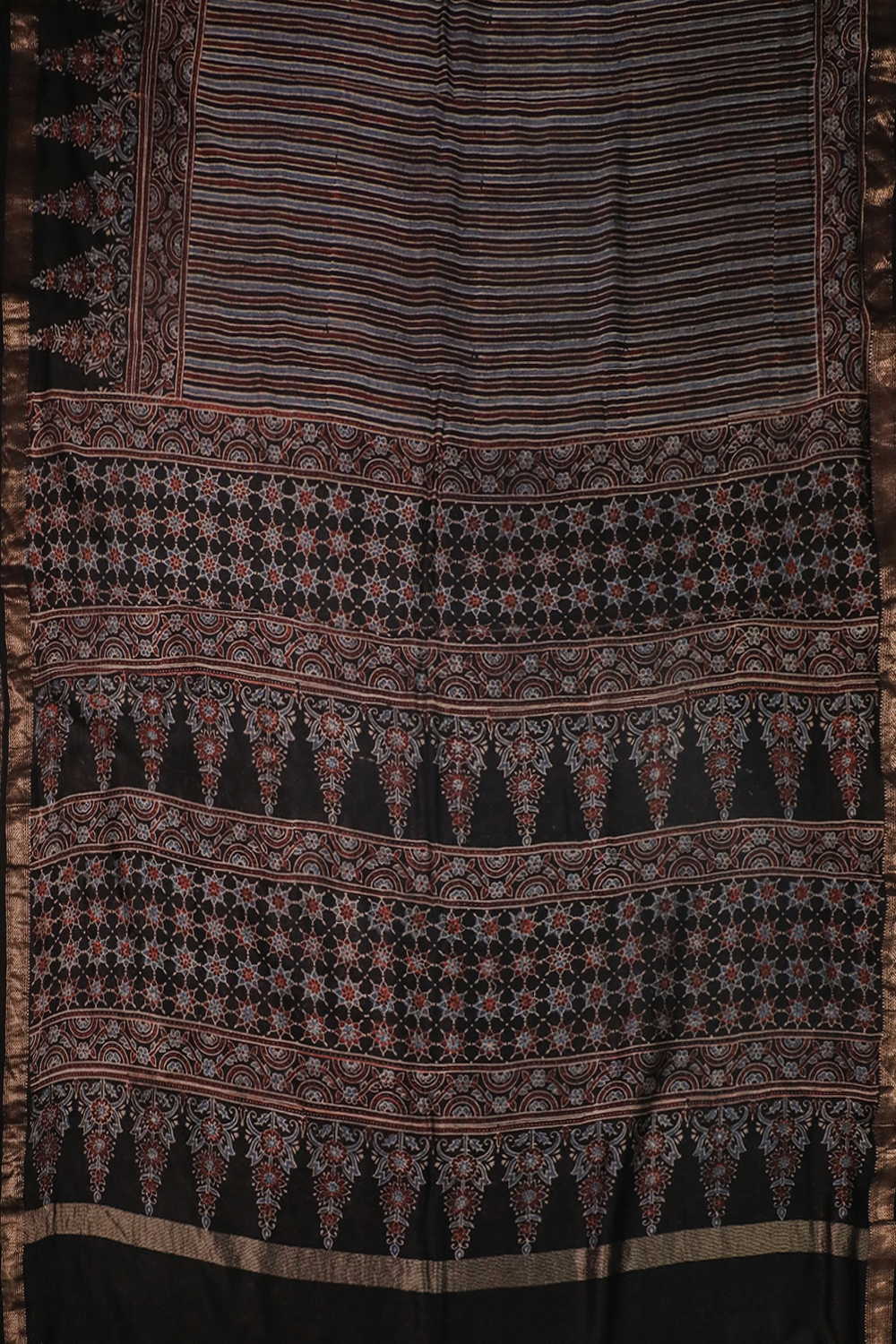 Block Printed Saree - Matkatus 