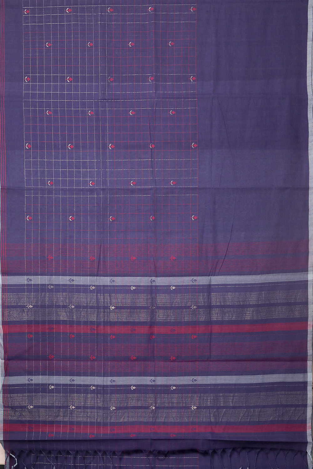 Handwoven Cotton Saree - Matkatus 
