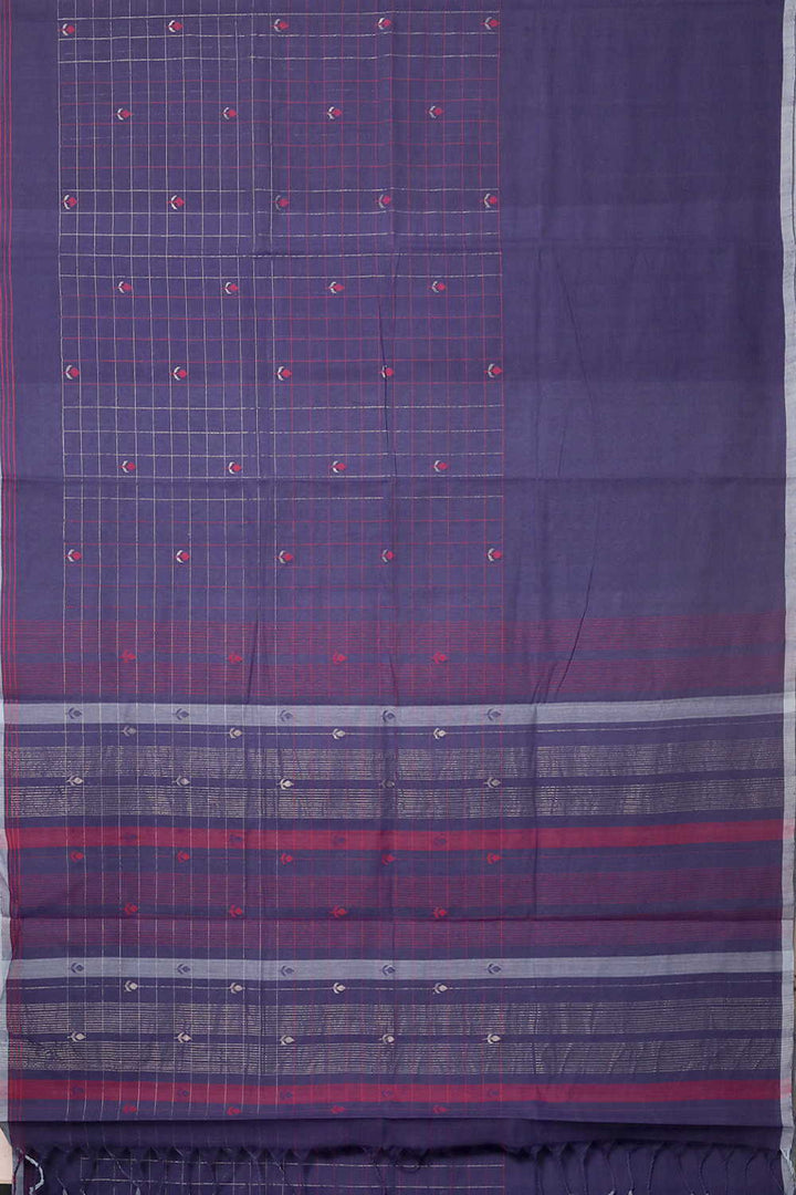 Handwoven Cotton Saree - Matkatus 