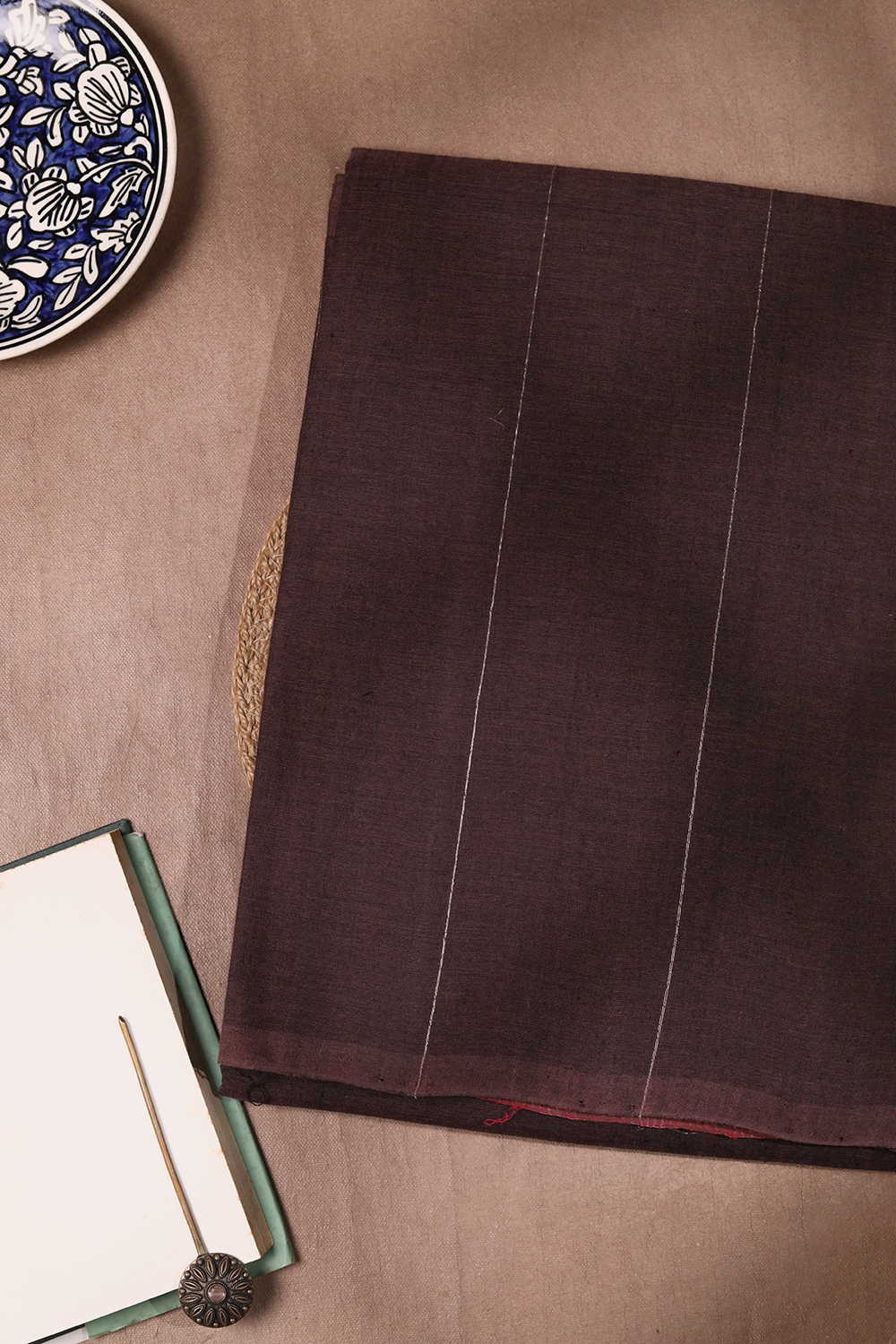 Handwoven Cotton Saree - Matkatus 