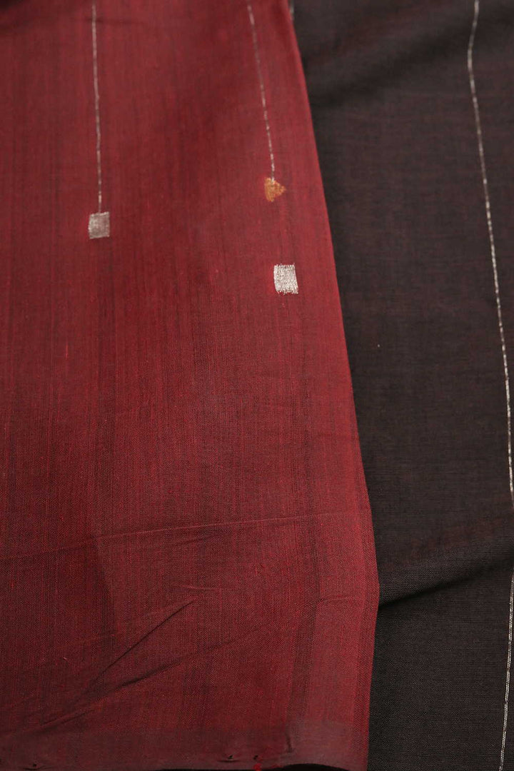Handwoven Cotton Saree - Matkatus 