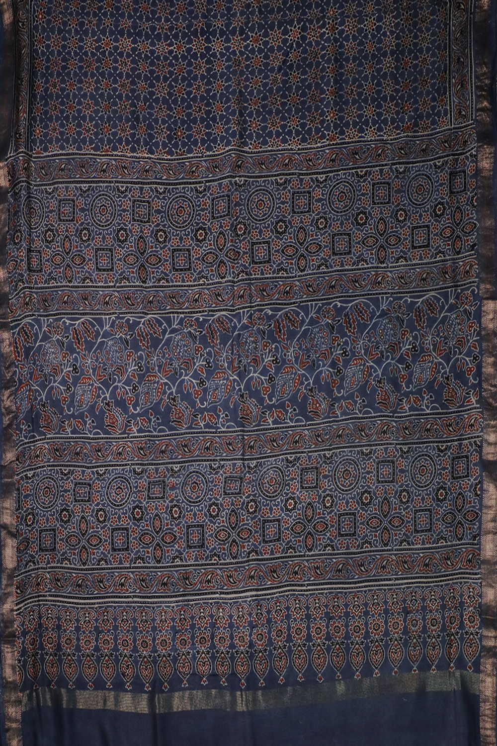 Block Printed Saree - Matkatus 