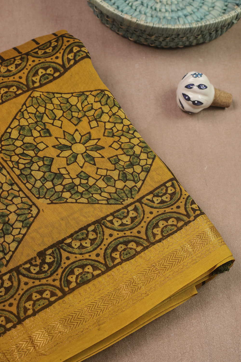 Block printed Sarees - Matkatus 