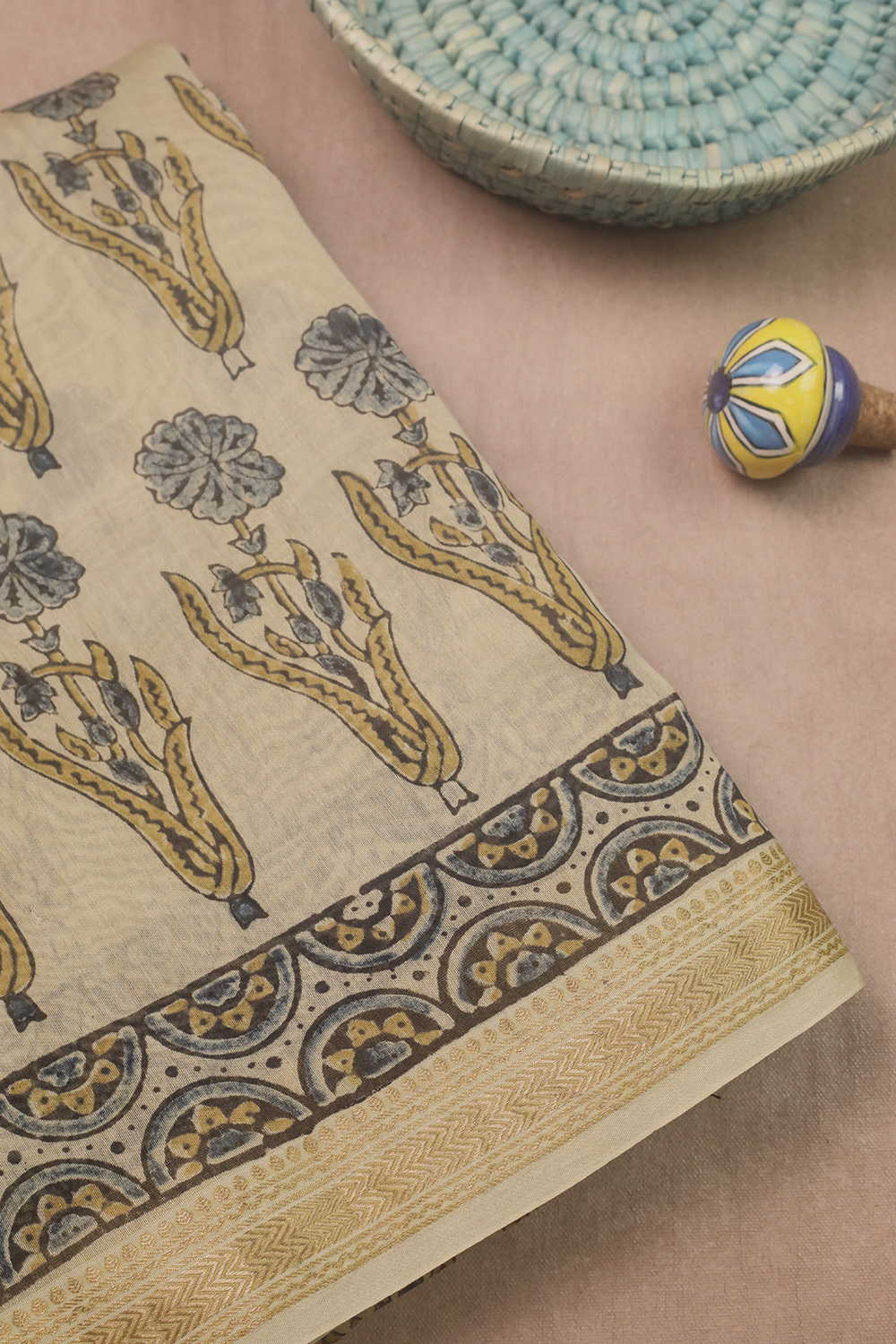 Block Printed Sarees - Matkatus 
