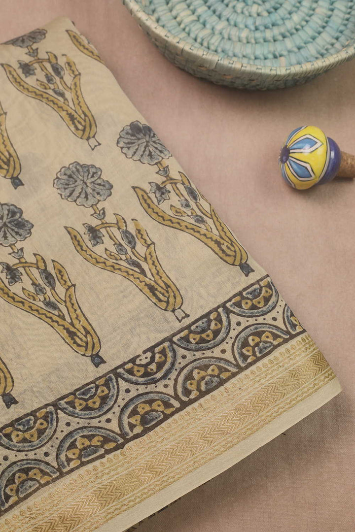 Block Printed Sarees - Matkatus 