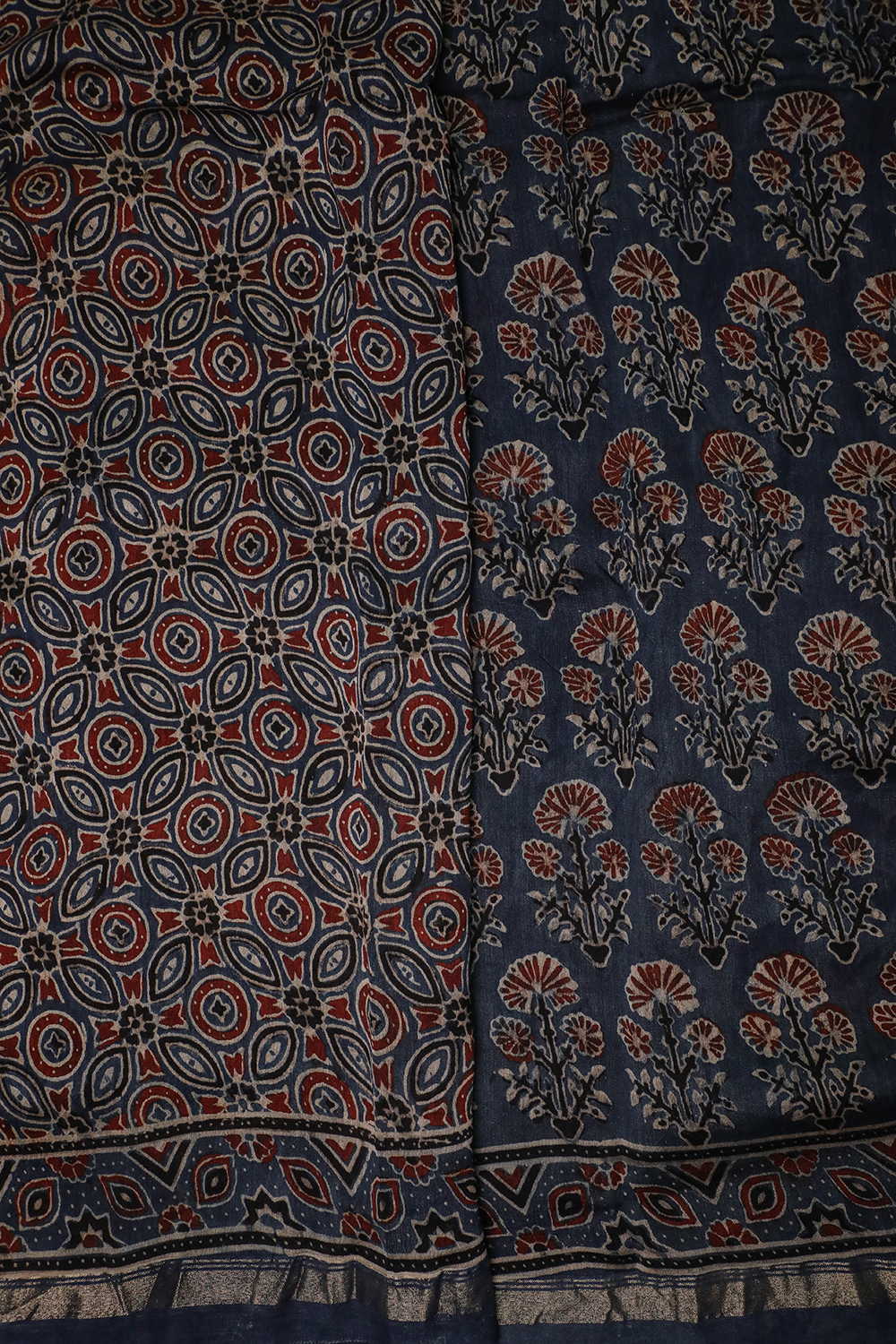 Block Printed Saree - Matkatus 