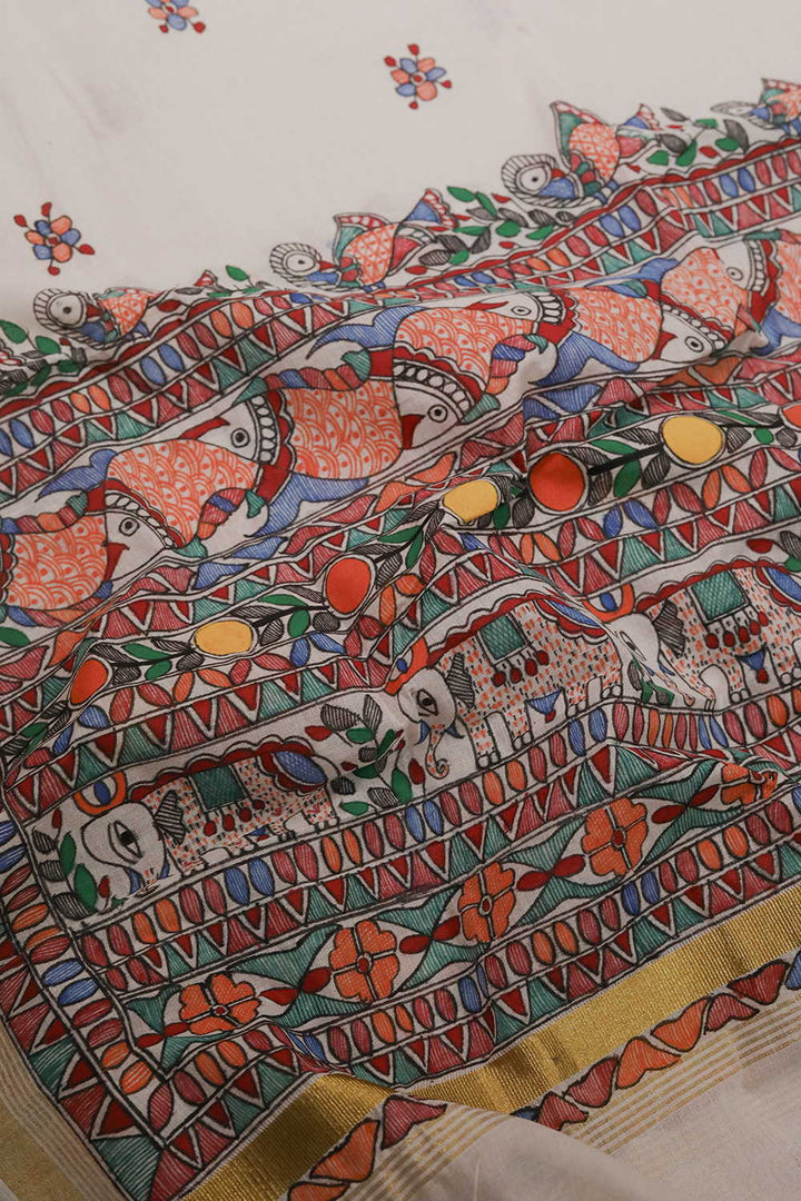 Madhubani Dupatta - Matkatus 