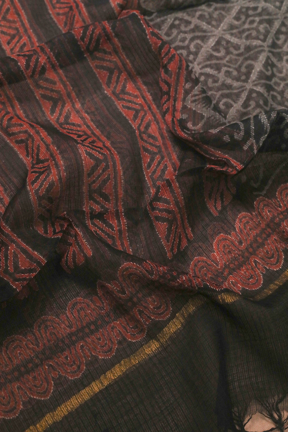 Block Printed Dupatta - Matkatus