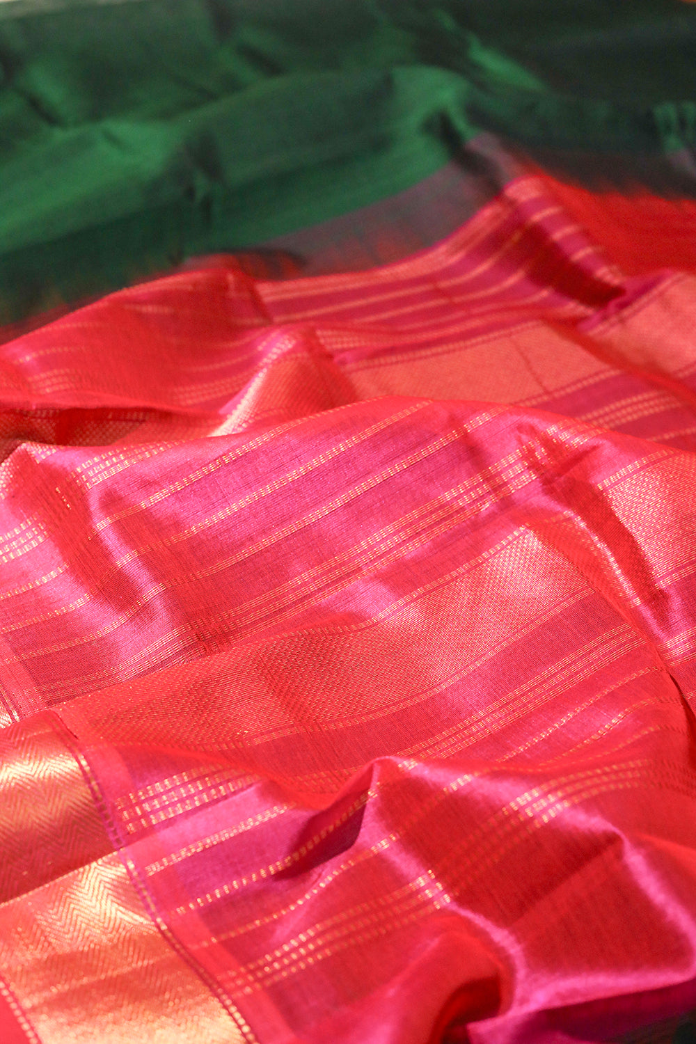 Kanchi Silk Cotton Saree - Matkatus