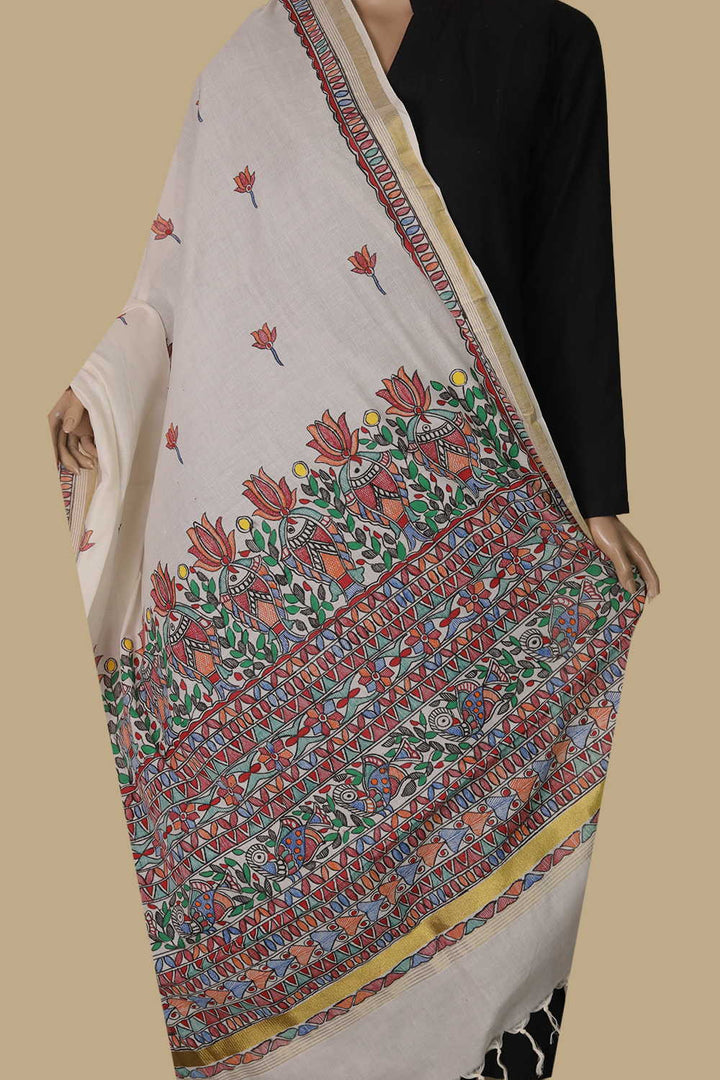 Madhubani Dupatta - Matkatus 