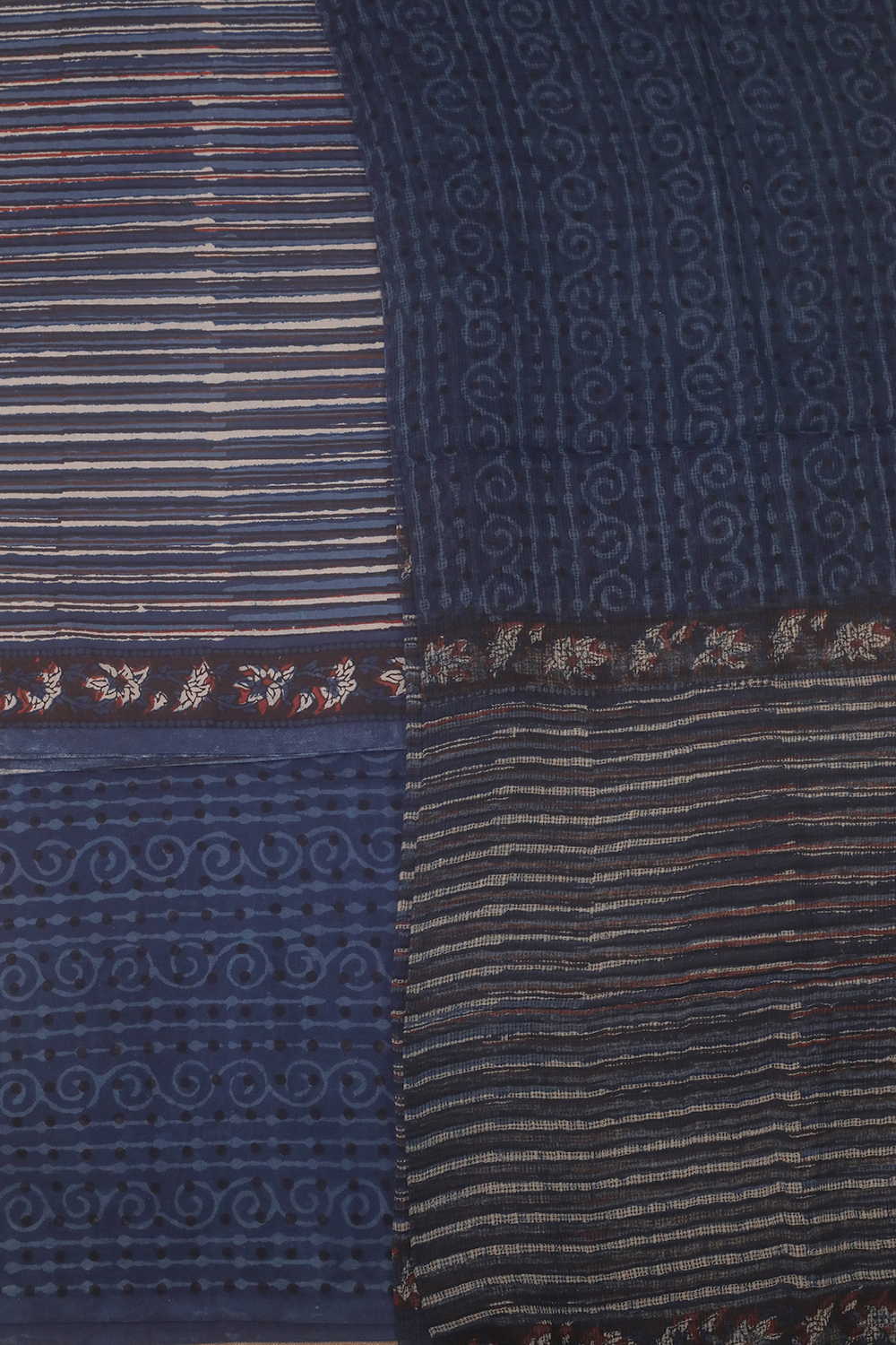 Block Printed Cotton Suits - Matkatus 