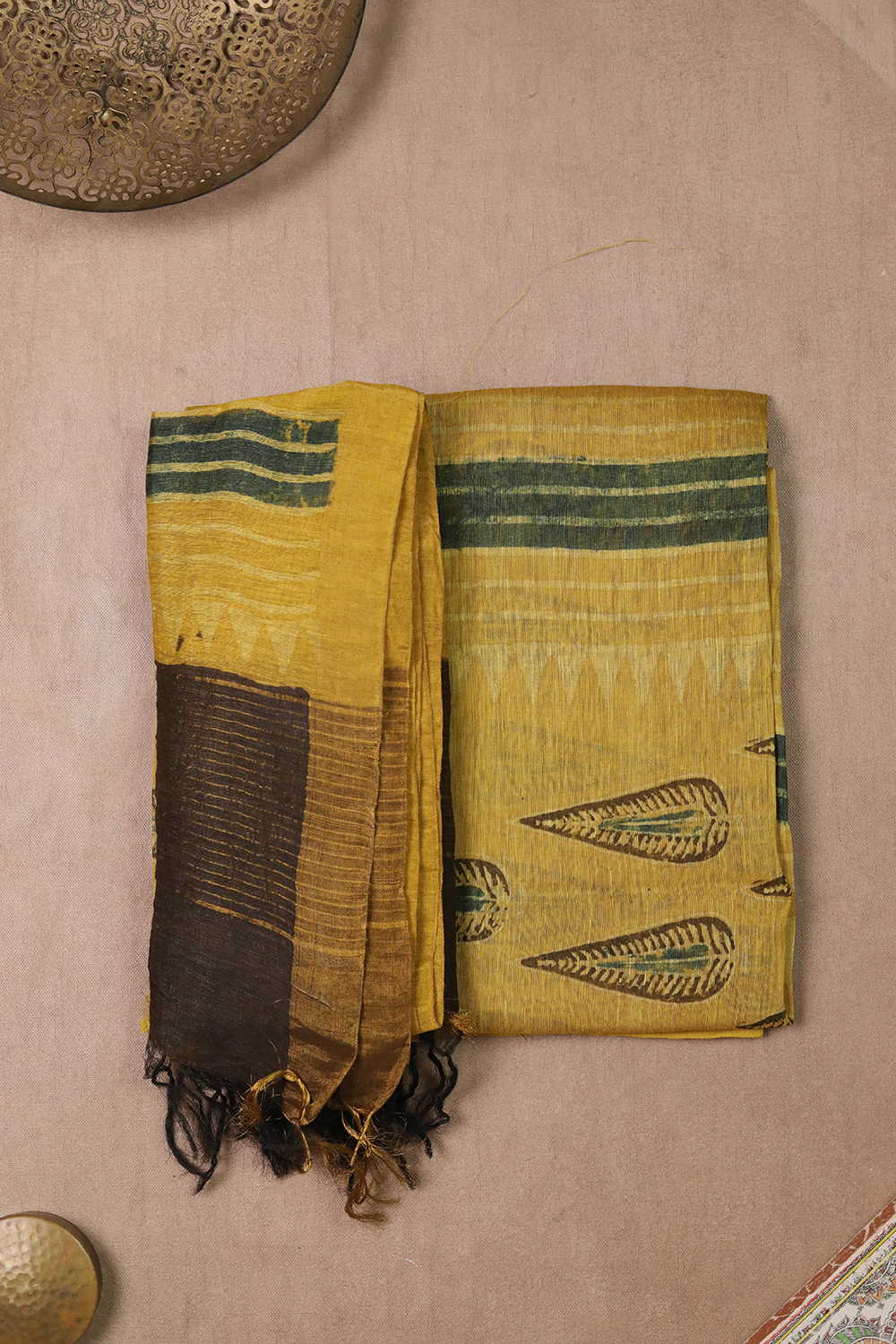 Linen Top & Dupatta - Matkatus 