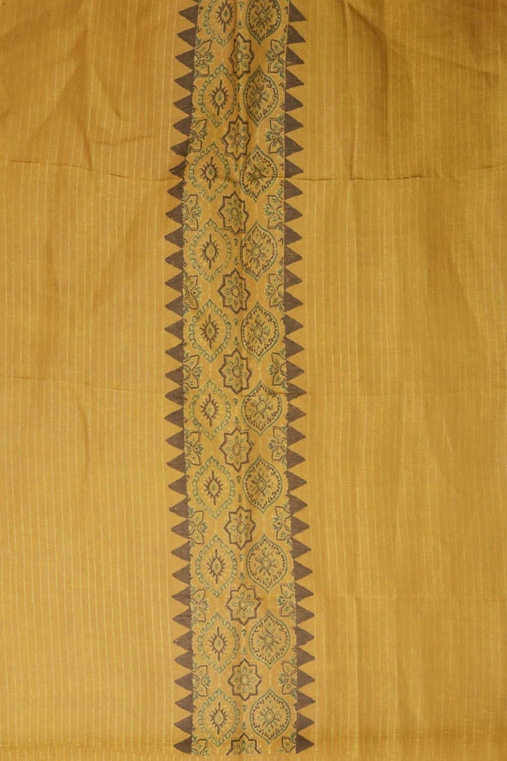 Ajrak Linen Top & Dupatta - Matkatus 