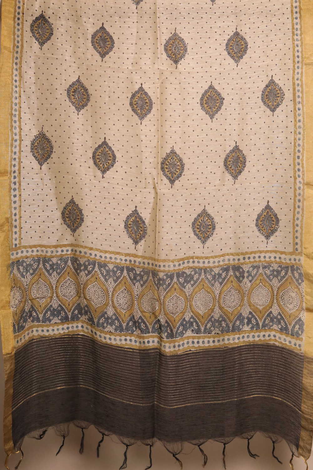 Linen Top & Dupatta - Matkatus 