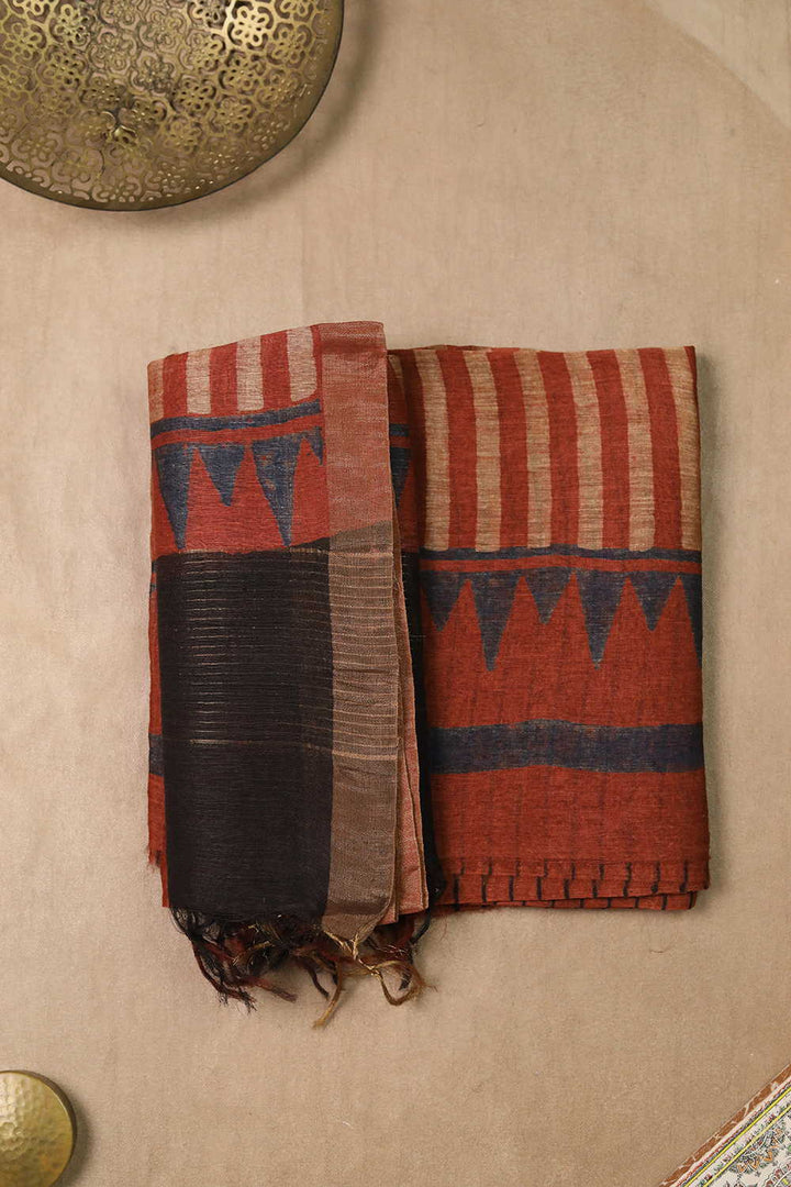 Linen Top & Dupatta - Matkatus 